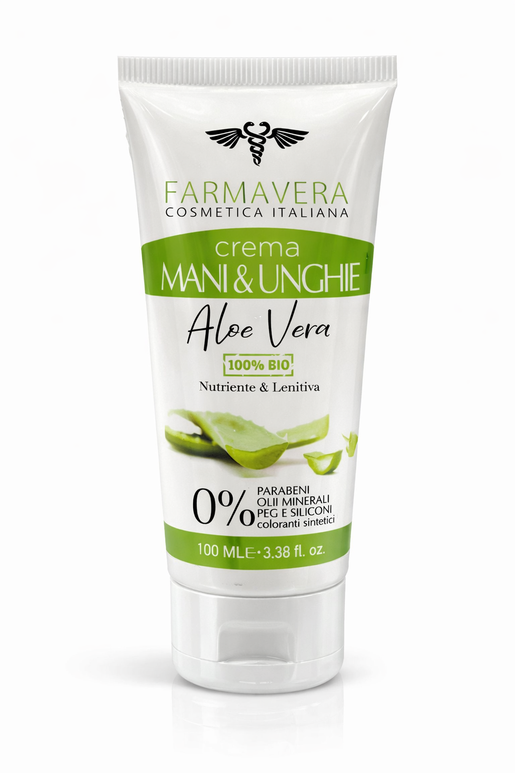 FARMAVERA Crema Mani Aloe Vera Idratante Nutriente e Mani Morbide – 100 ml