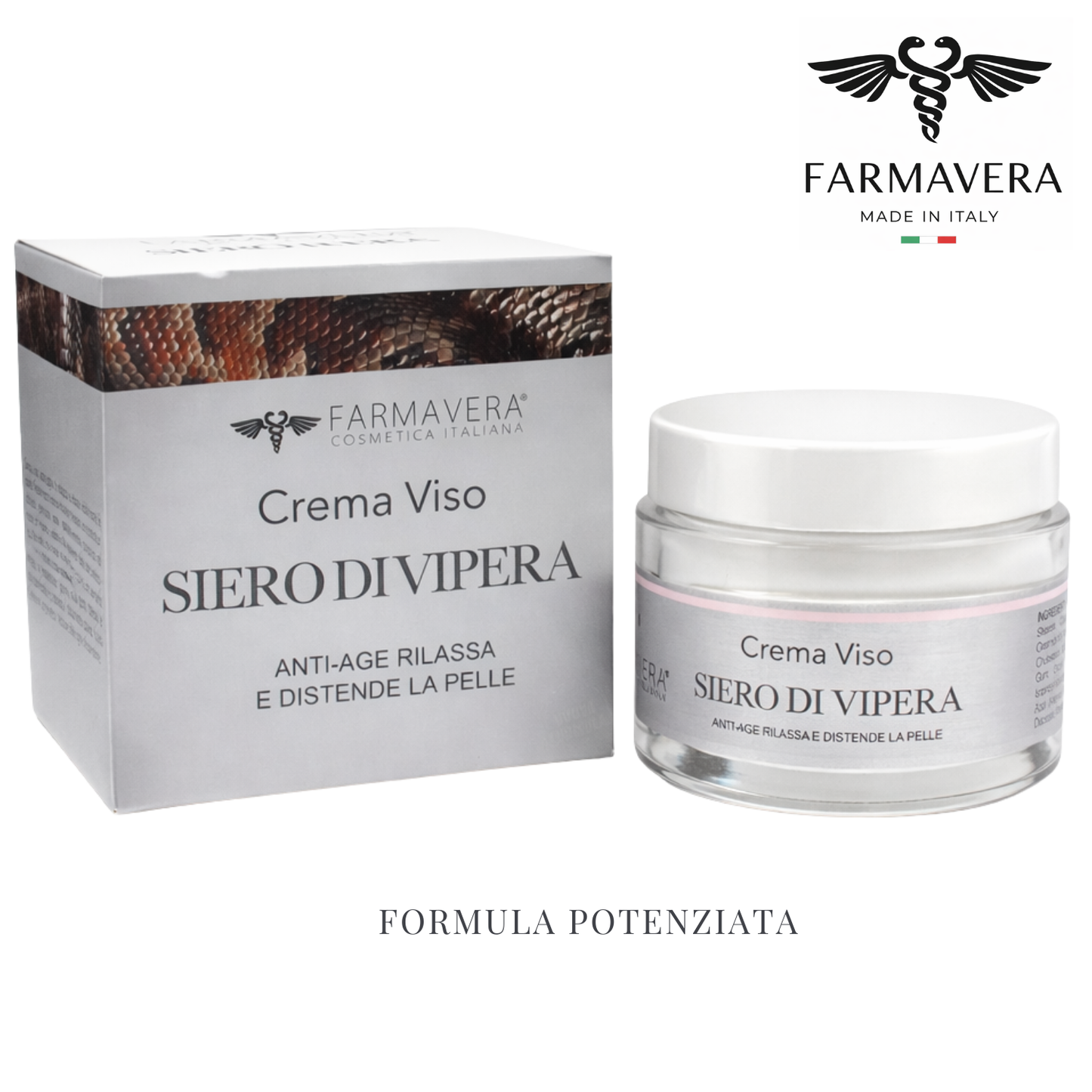 FARMAVERA Siero Viso al Siero di Vipera Effetto Levigante – 50 ml