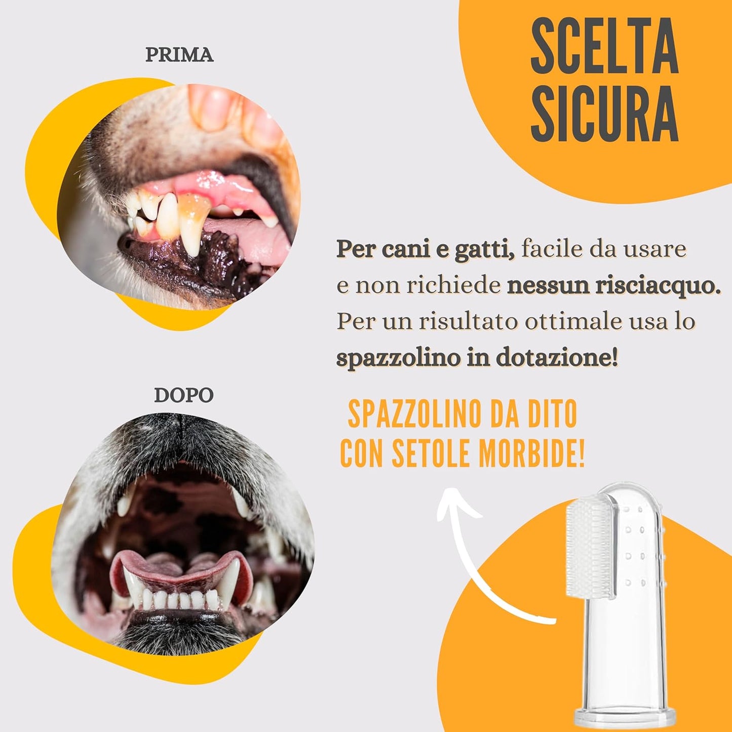 LEXYFRIEND Spray Dentale Enzimatico per Cani e Gatti – Igiene Orale Quotidiana e Alito Fresco – 150 ml