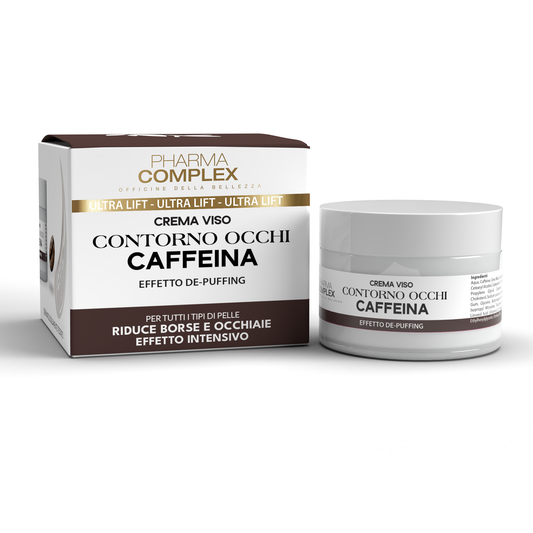 PHARMACOMPLEX Crema Viso Contorno Occhi Caffeina EFFETTO DE-PUFFING