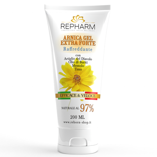 REPHARM Arnica Extra Forte Cavallo – Gel Effetto Freddo con Arnica Montana e Artiglio del Diavolo – 200 ml
