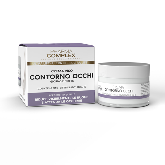 PHARMACOMPLEX Crema Viso Idratante Anti-Age e Contorno Occhi Levigante – 50 ml
