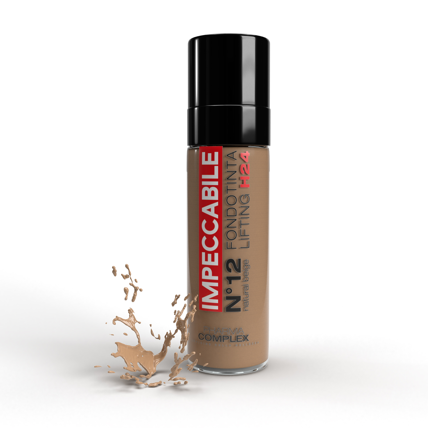 PHARMACOMPLEX Fondotinta Lifting H24 Coprenza Impeccabile n°12– 30 ml Natural Beige