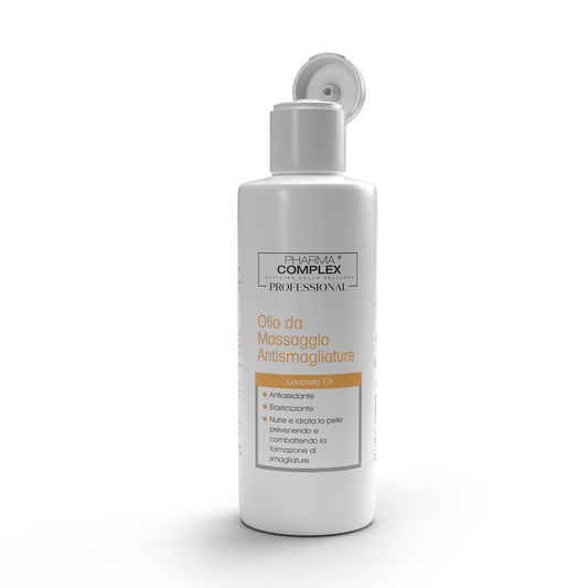 PHARMACOMPLEX Olio da Massaggio Antismagliature Nutriente e Tonificante Mandorle Dolci e Vitamina E – 250 ml