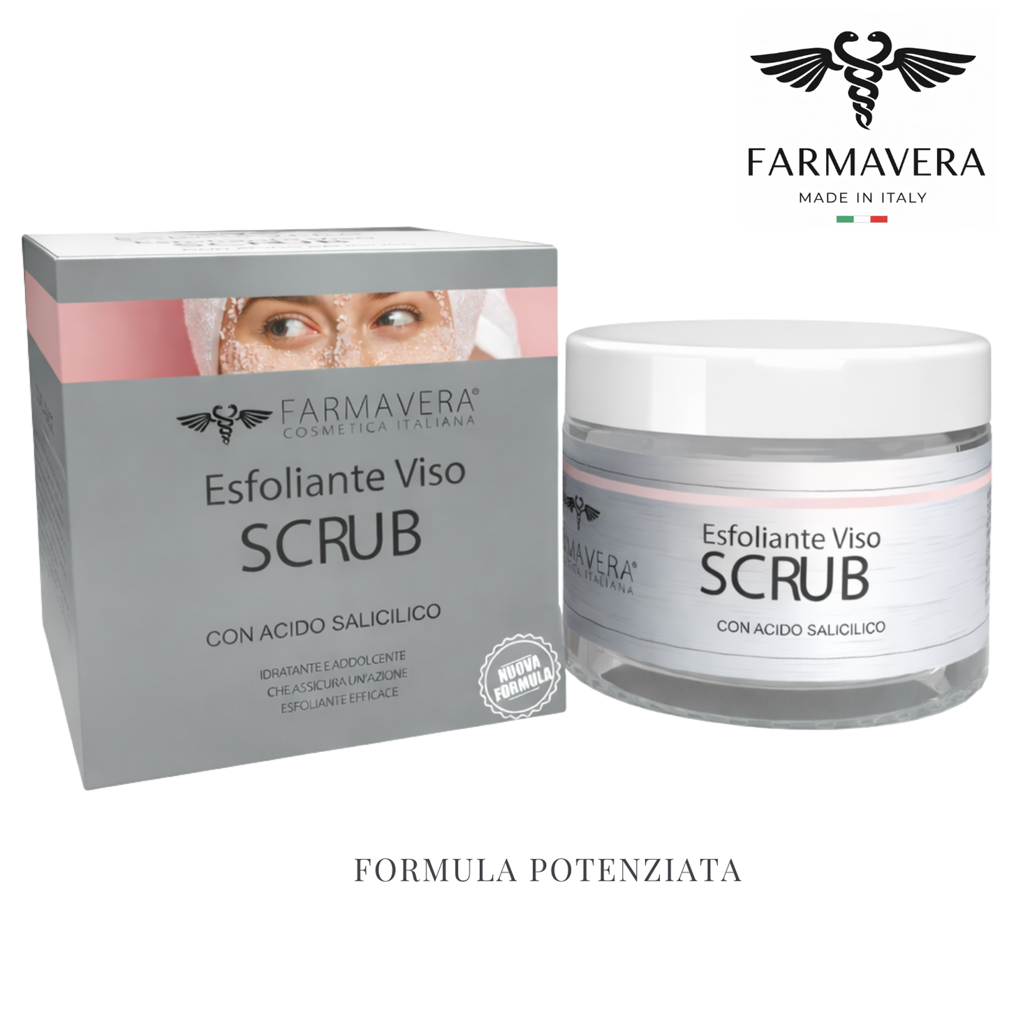 FARMAVERA Scrub Viso Esfoliante e Illuminante – 50 ml