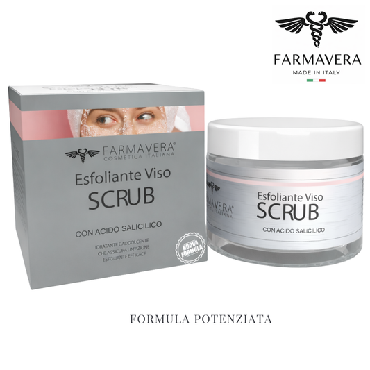 FARMAVERA Scrub Viso Esfoliante e Illuminante – 50 ml