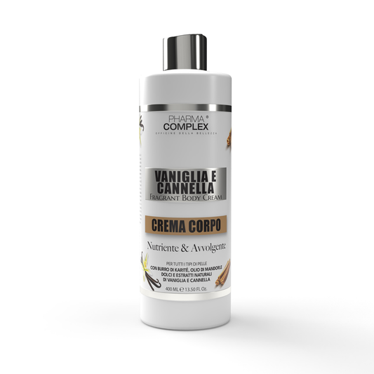 PHARMACOMPLEX CREMA CORPO VANIGLIA E CANNELLA 400 ml